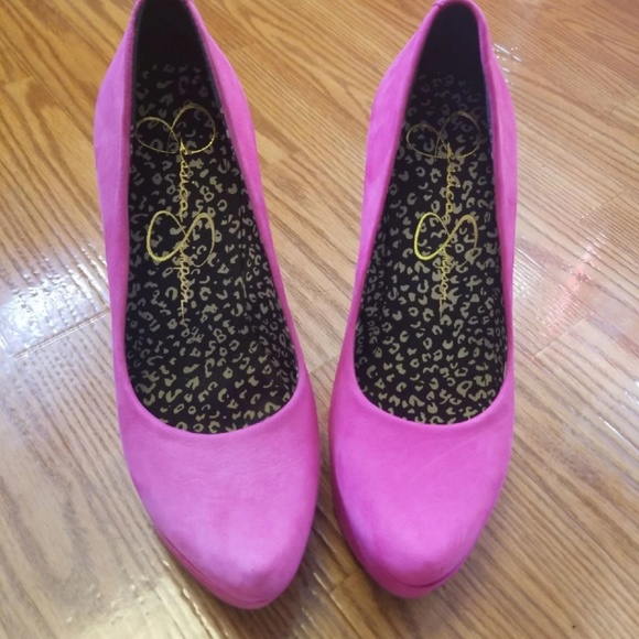 Pink Jessica Simpson Heels - Picture 2 of 4